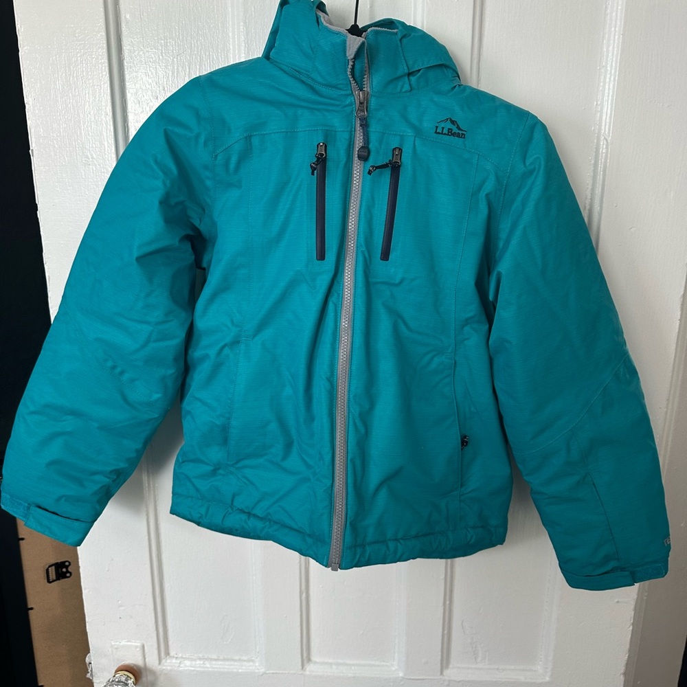 L.L.Bean Teal Hooded Jacket